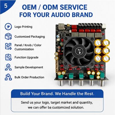 AS21PRO 2.1 Channel  Amplifier Board 300W*2+600W TPA3255 High Power Digital Audio Amplifier Module Factory Direct