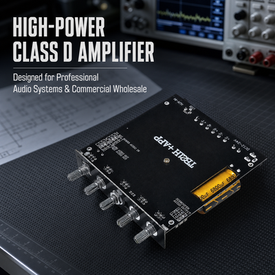 CA-TB21H 2.1 kanaal TPA3116 Bluetooth Versterker Board 50W+50W+100W Audio Versterker Module met APP Control