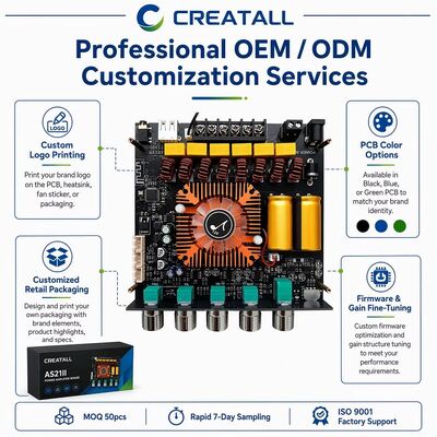 2.1 Kanaals Dual TPA3255 Bluetooth 5.1 Versterker Board Audio Versterker Module 220W+220W+350W