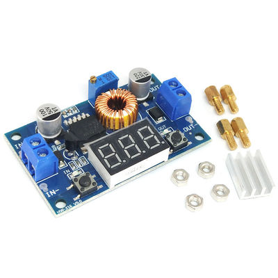 De Stap van XL4015E 5A 75W - onderaan Machtsmodule gelijkstroom gelijkstroom Regelbaar met Voltagevertoning