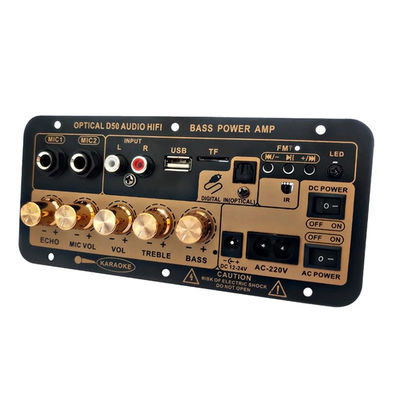 D50 Versterker Board Met Optische Audio Bluetooth AMP USB FM Radio TF Speler DIY Audio Subwoofer Car