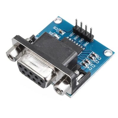 5.5V MAX3232 MAX232 Module RS232 naar TTL Serial Port Converter DB9 Connector
