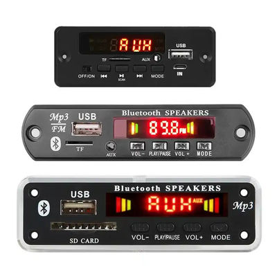MP3-speler USB-module BT 5.0 MP3 Decoder Board FM AUX Radio Recording Power Amplifier