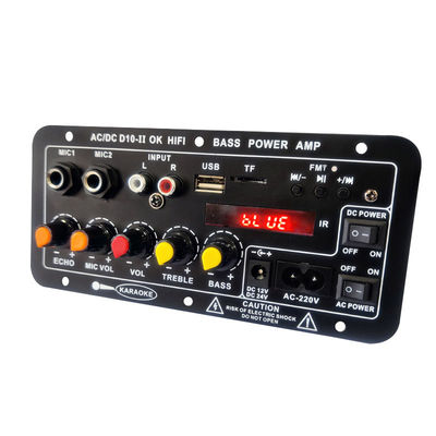 Amplifier Board Audio Module 40W Bluetooth 5.0 Dual Microphone Input voor Subwoofer en Auto Audio