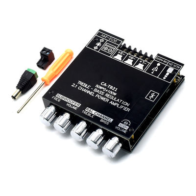 CA-TB21 2.1 Channel BT Subwoofer Versterker Audio Board 2*50W+100W 12-24V AMP