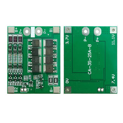 CA-3S-25A-B-T Li-Ion 18650 BMS PCM Batterijbeschermingsbord BMS PCM met evenwicht voor Li-Ion Lipo-batterijcellen