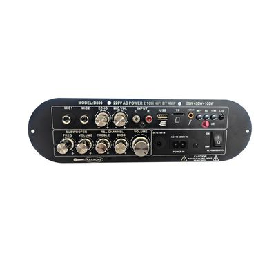 D800 Professionele DJ/Karaoke Bluetooth Digitale Versterker Board 2.0 Kanaal 12V Oplaadbare Subwoofer