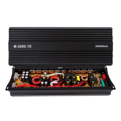 High-Power 12V 2000W Car Audio Power Amplifier 2000 Watt Mono Class D Subwoofer met crossovers