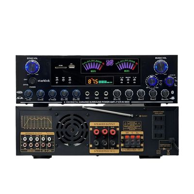AV-9898 Cannon Home Audio Receiver Home Versterker 5.1 CH 500W*2+200W Surround+300W Subwoofer Duurzaam Metaal Onafhankelijk Passief
